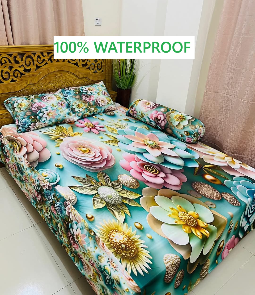 মহাদেবপুরে প্রিমিয়াম 100% ওয়াটারপ্রুফ 3D চাদর
