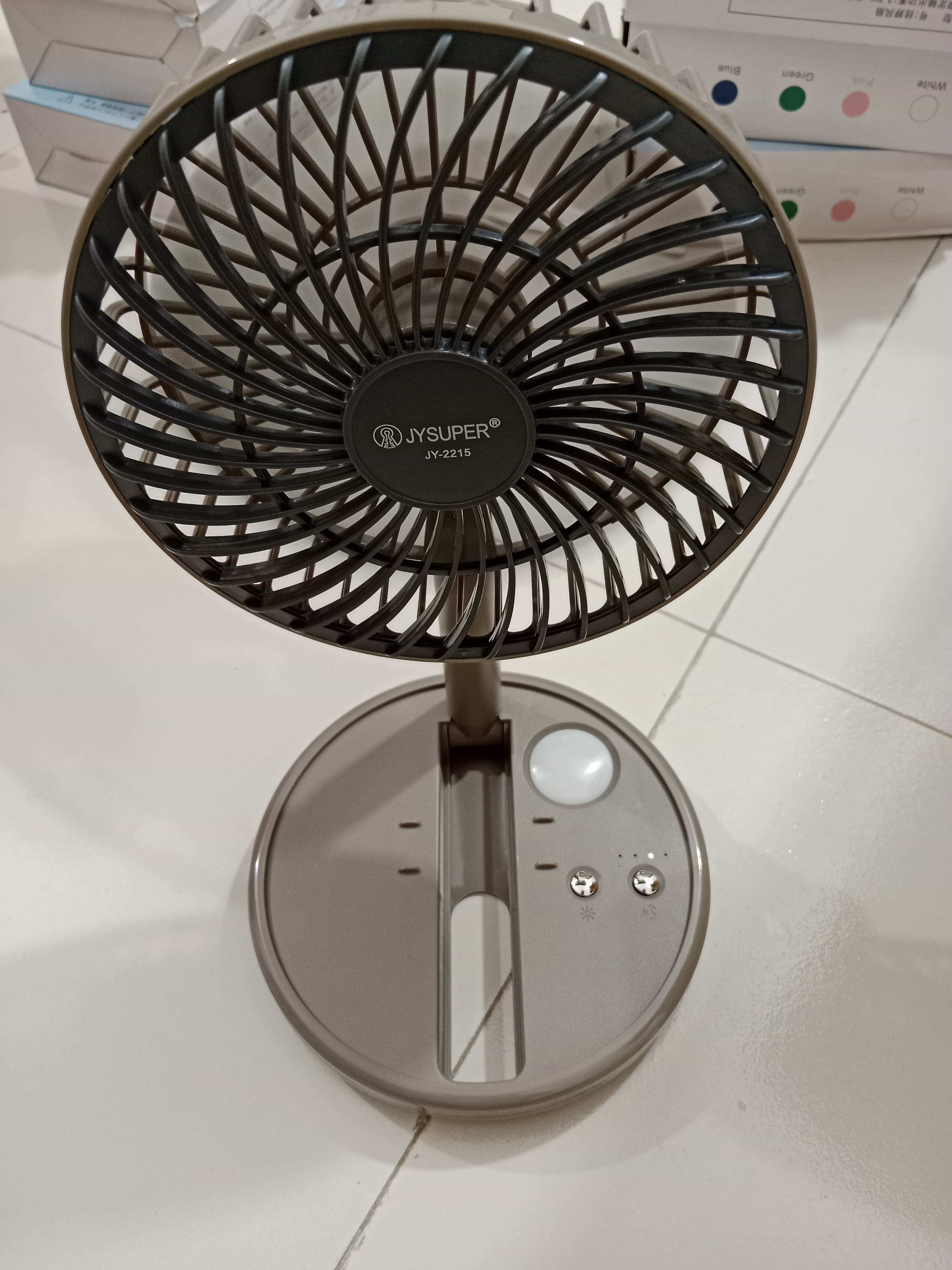 JY Super 2215 Professional Mini Fan – রিচার্জেবল মিনি ফ্যান | নওগাঁ মহাদেবপুর