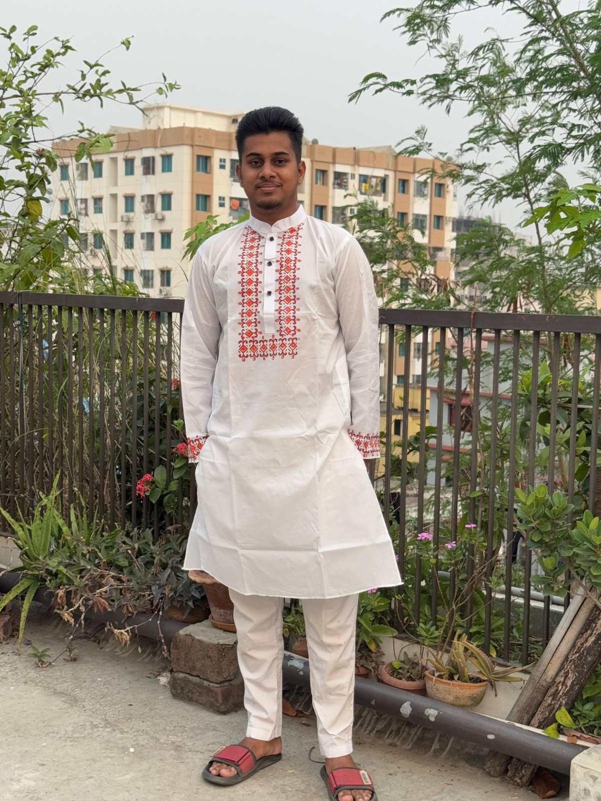 Print Panjabi – ধুপিয়ান ব্লক প্রিন্ট পাঞ্জাবি | মহাদেবপুর নওগাঁ